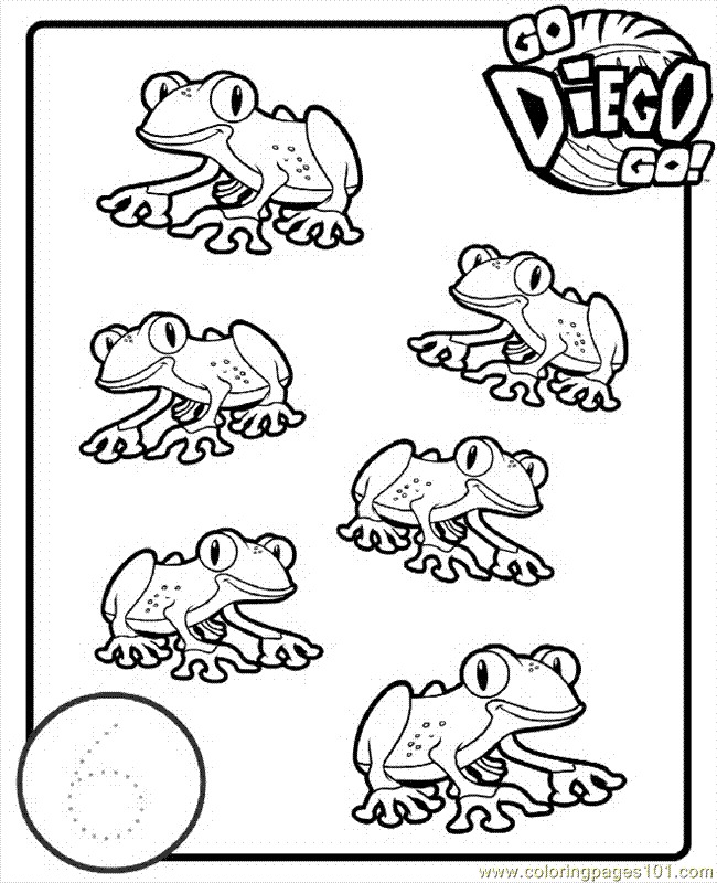 Coloring Pages Diego 14 (Cartoons > Go Diego Go) - free printable