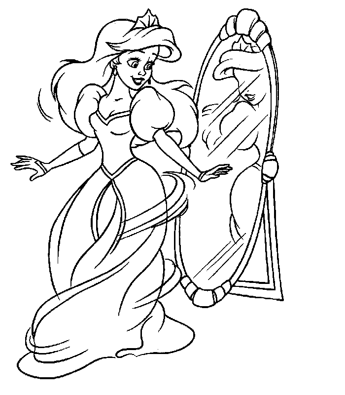 Disney Princess Colouring Pages For Kids Printable
