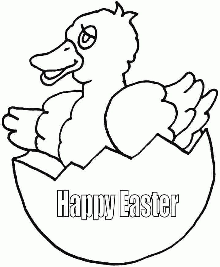 Coloring Pages Easter Chick Printable For Kids - #
