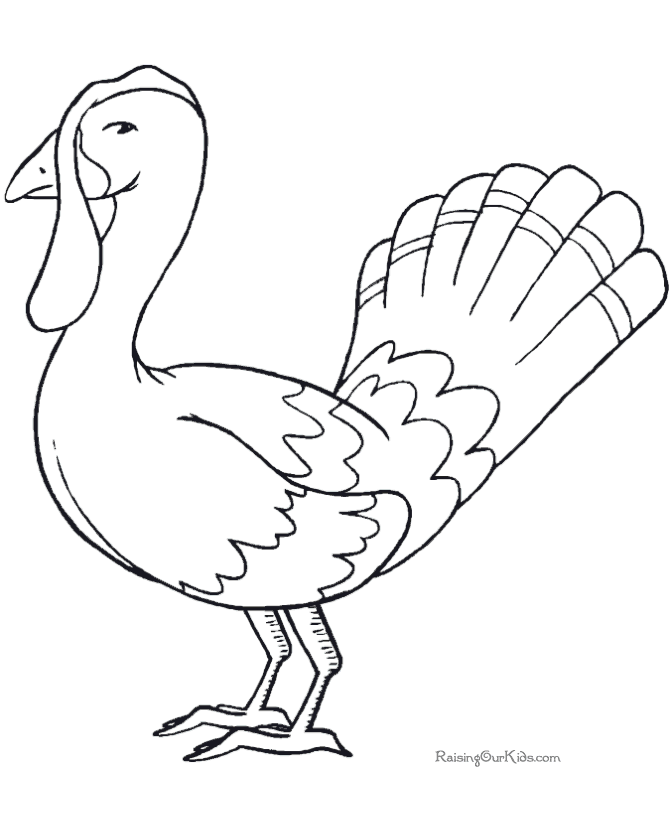 Kid Thanksgiving Coloring Pages 015