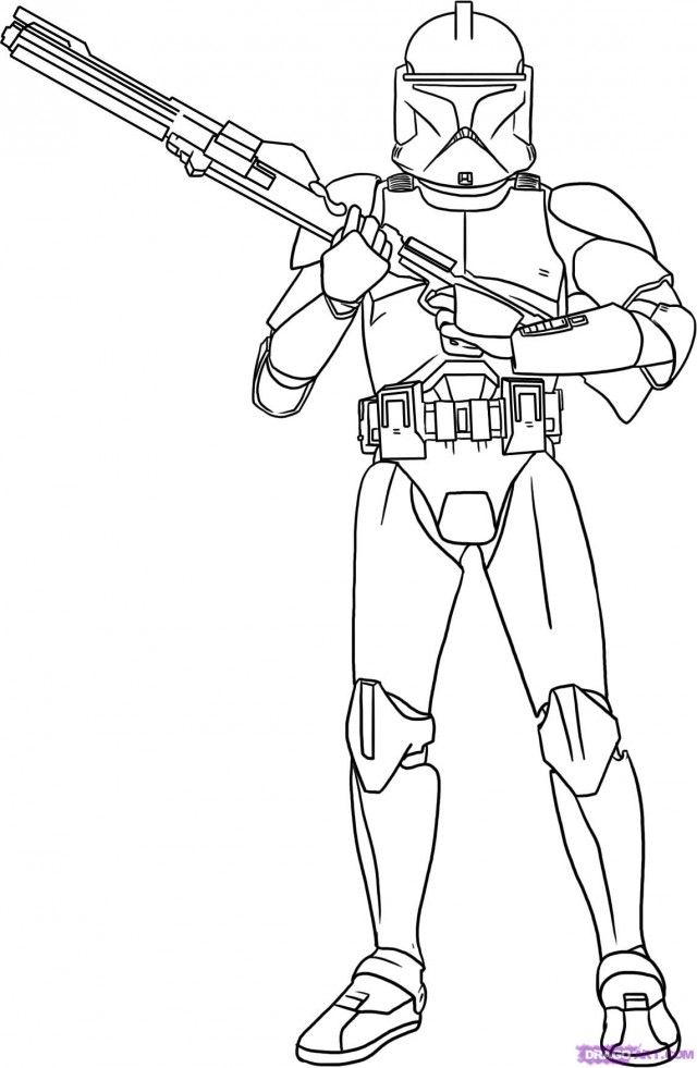 Star Wars Storm Troopers Colouring Pages Stormtrooper Coloring