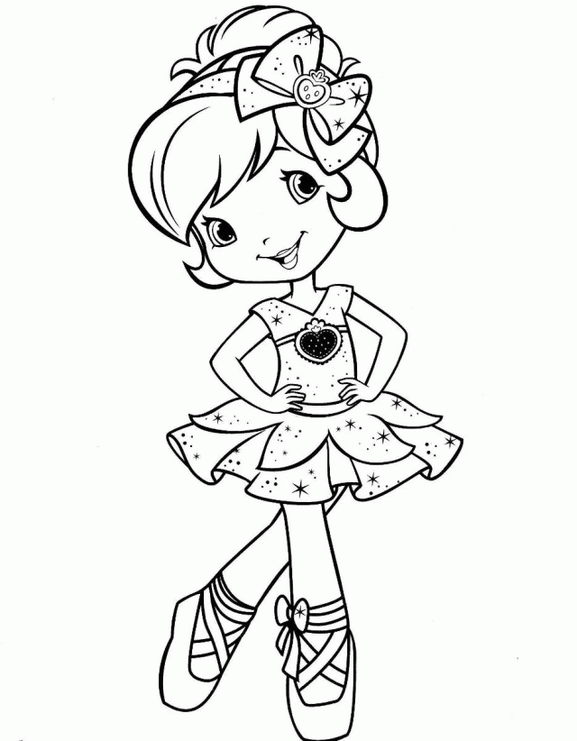 Strawberry Shortcake Free Coloring Pages Strawberry Shortcake