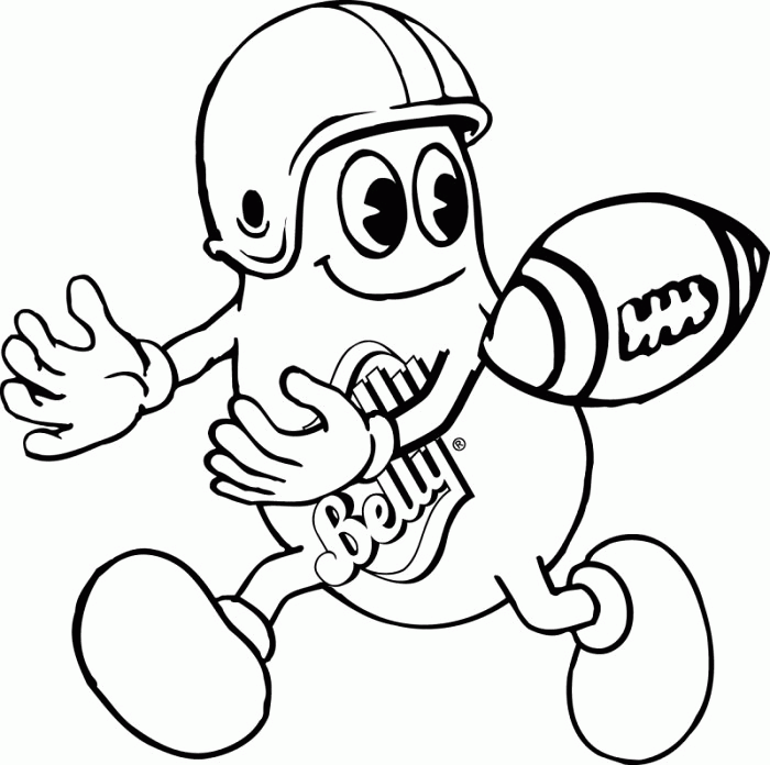 Football Coloring Pages | Learn To Coloring
