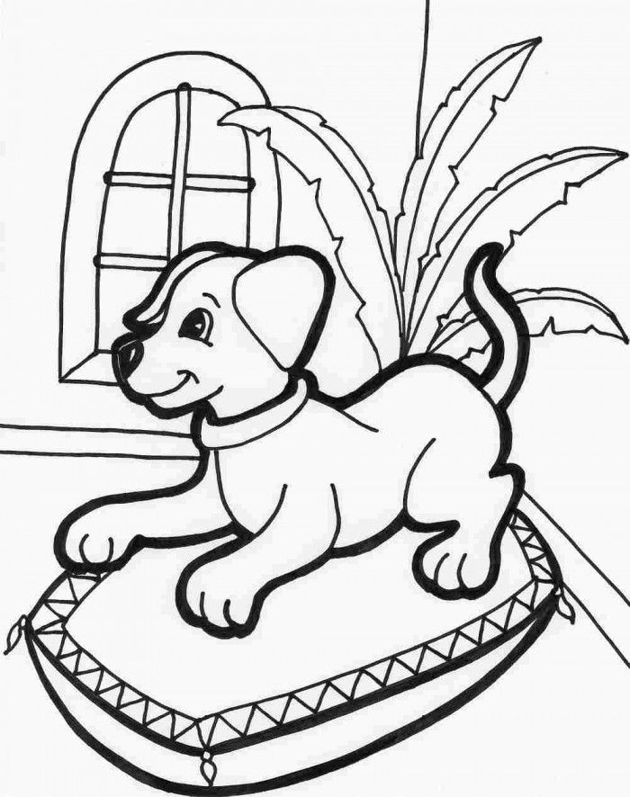 Toddler Coloring Pages Dog | 99coloring.com