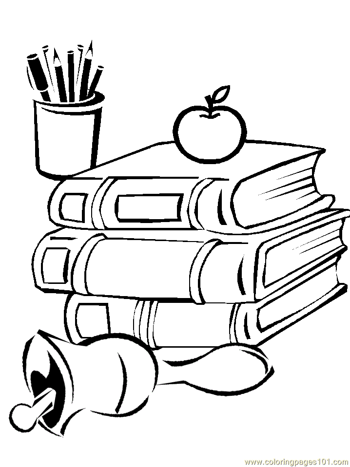 Coloring Pages Back to School (Education > Back to School) - free
