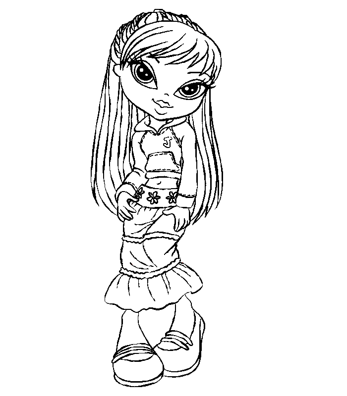 Bratz Coloring Pages Free | Barbie Coloring Pages | Printable Free