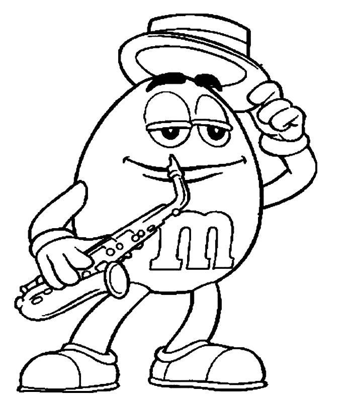 printable m&ampm coloring pages | Color On Pages: Coloring Pages for Kids