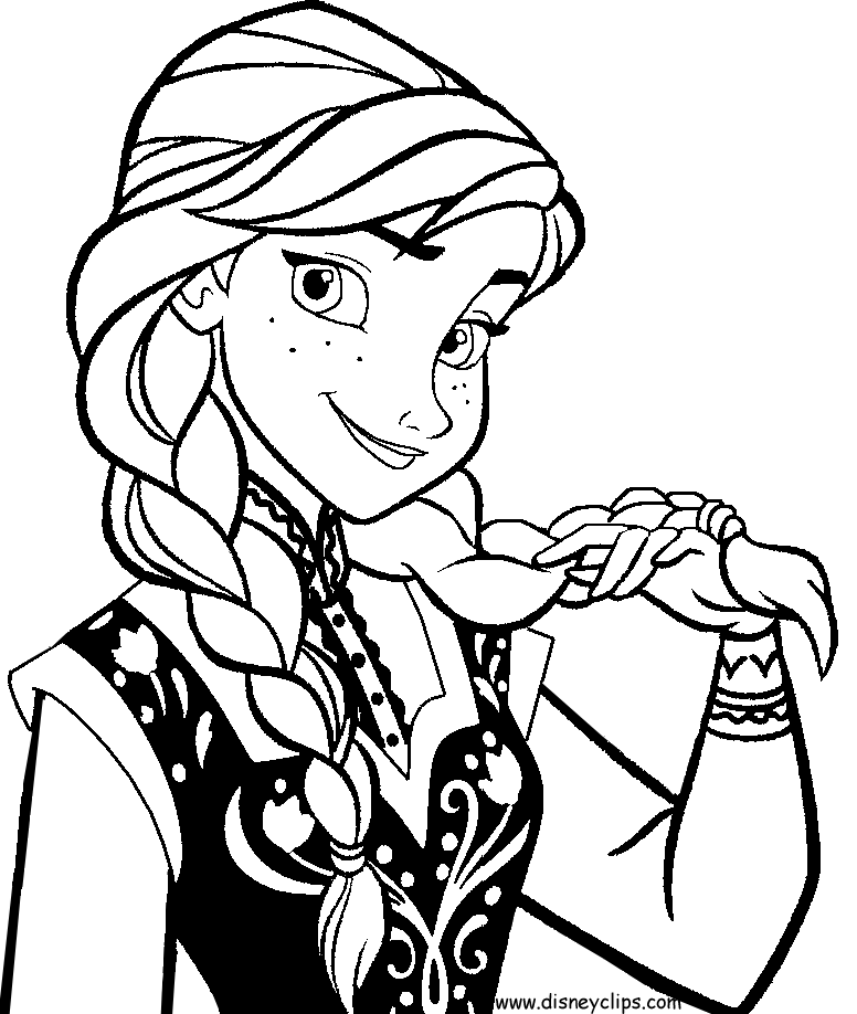 Free Coloring Pages Frozen | Free Internet Pictures