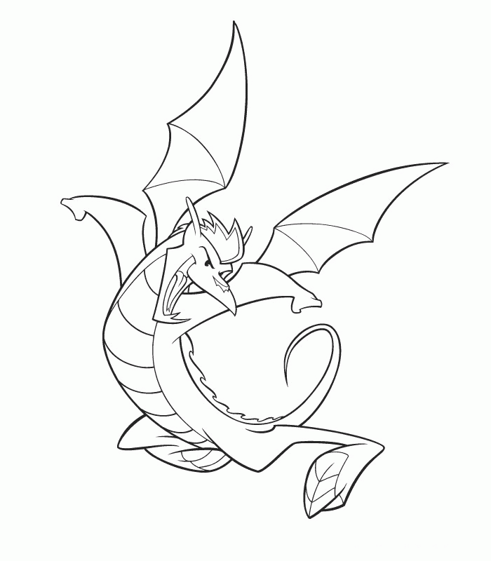 American Dragon Coloring Pages 6 #1208 Disney Coloring Book Res