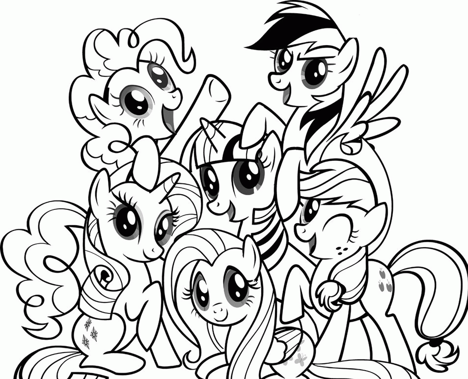 My Little Pony Coloring Pages To Print | Coloring Pages