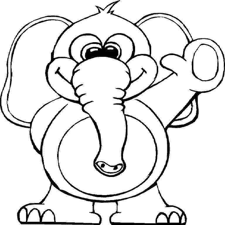 Jarvis Varnado: Circus Elephant Coloring Pages