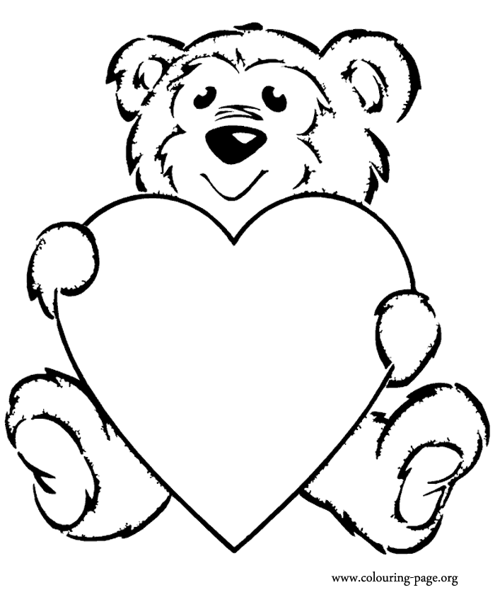 dress the teddy bear coloring page bear coloring pages | Inspire Kids