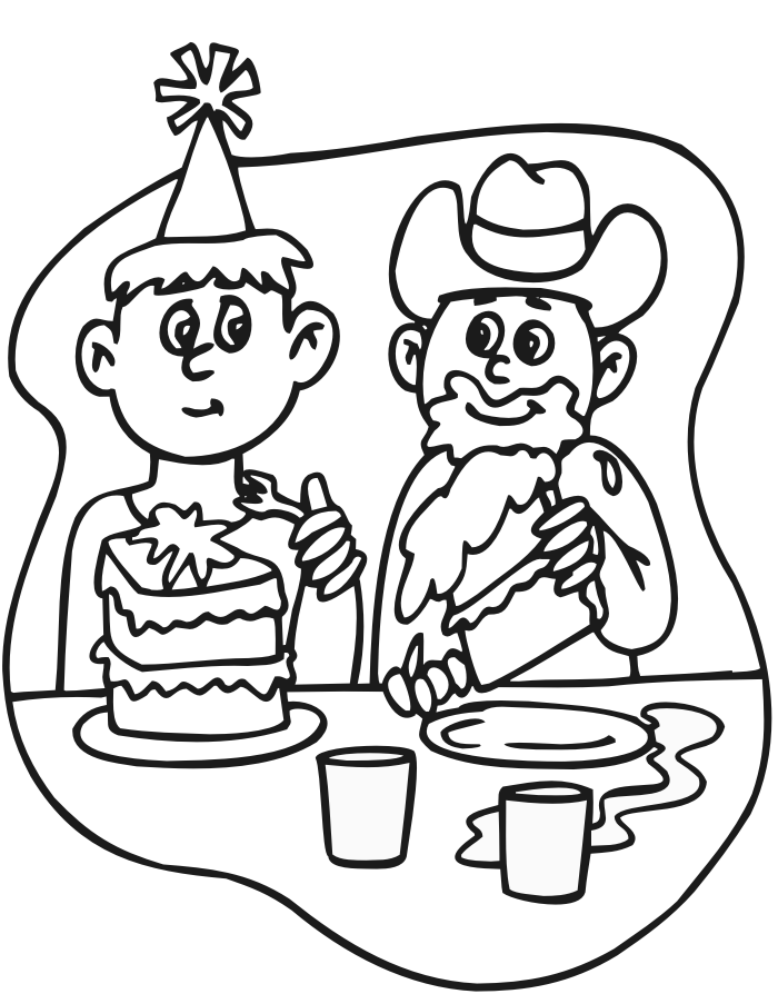 new years day coloring pages decorations