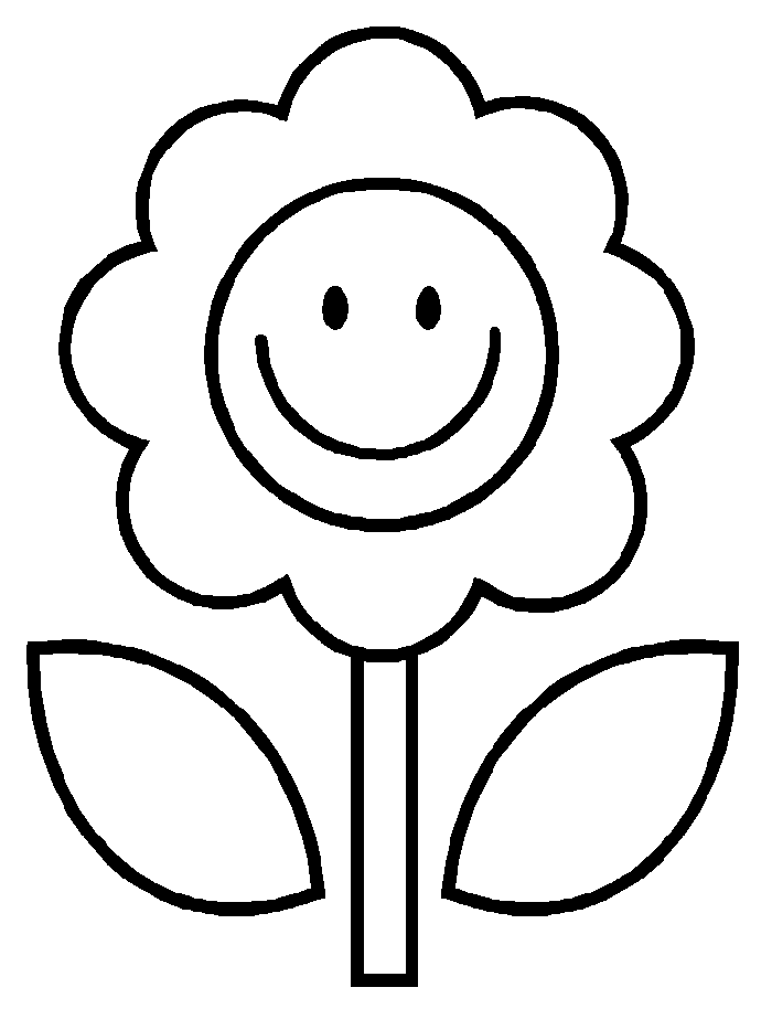 flower coloring pages for kids | Coloring Picture HD For Kids