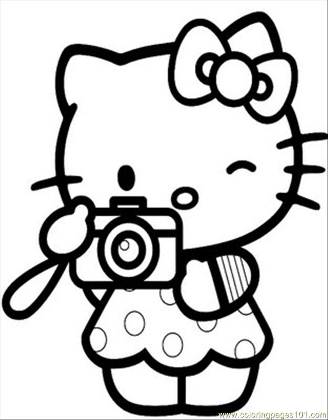 Coloring Pages Hellokitty5 (Cartoons > Hello Kitty) - free