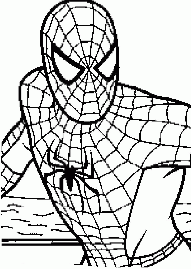 Characters Spiderman 3 Coloring For Kids - Spiderman Coloring