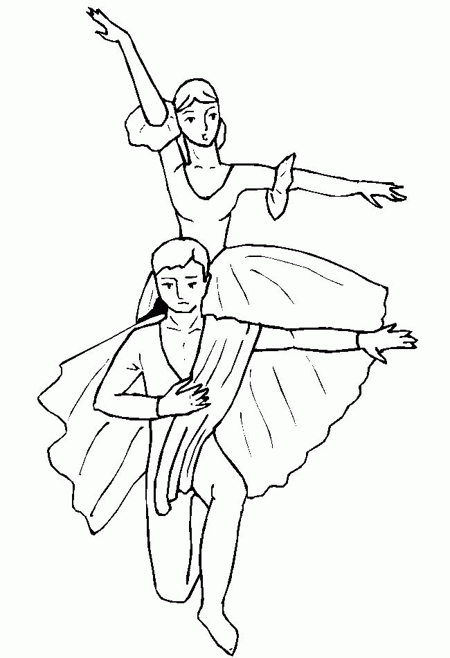 kids ballet Colouring Pages