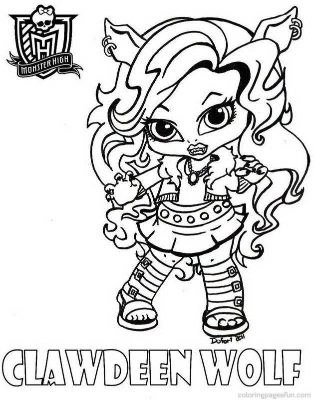 Monster High | Free Printable Coloring Pages – Coloringpagesfun