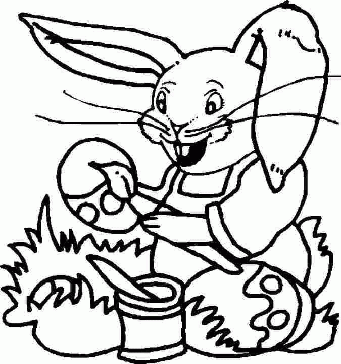 Free Printable Easter Bunny Coloring Sheets For Kids 15674#