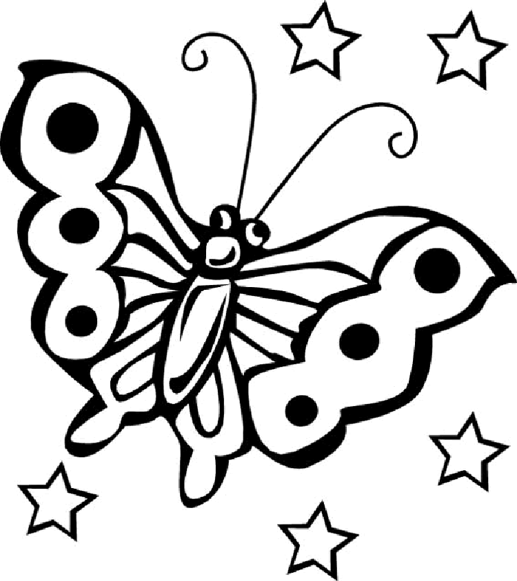 Free Coloring Pages: Butterfly Coloring Pages