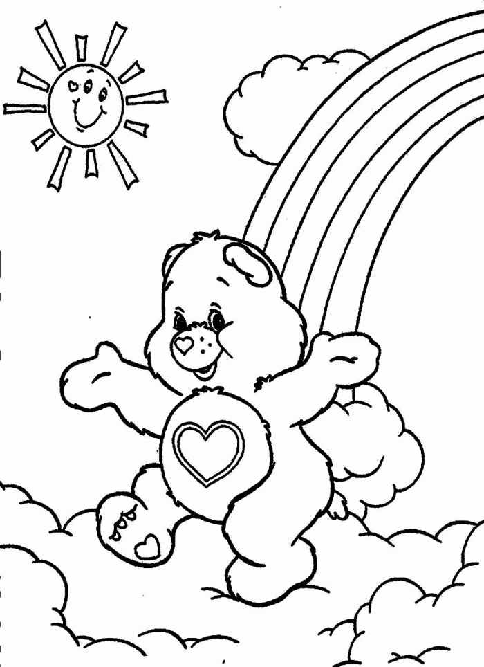 care bear cocare bear Colouring Pages