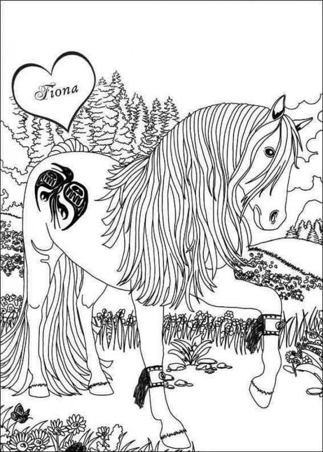 Bella Sara Fiona Printable Coloring Pages Extra Coloring Page