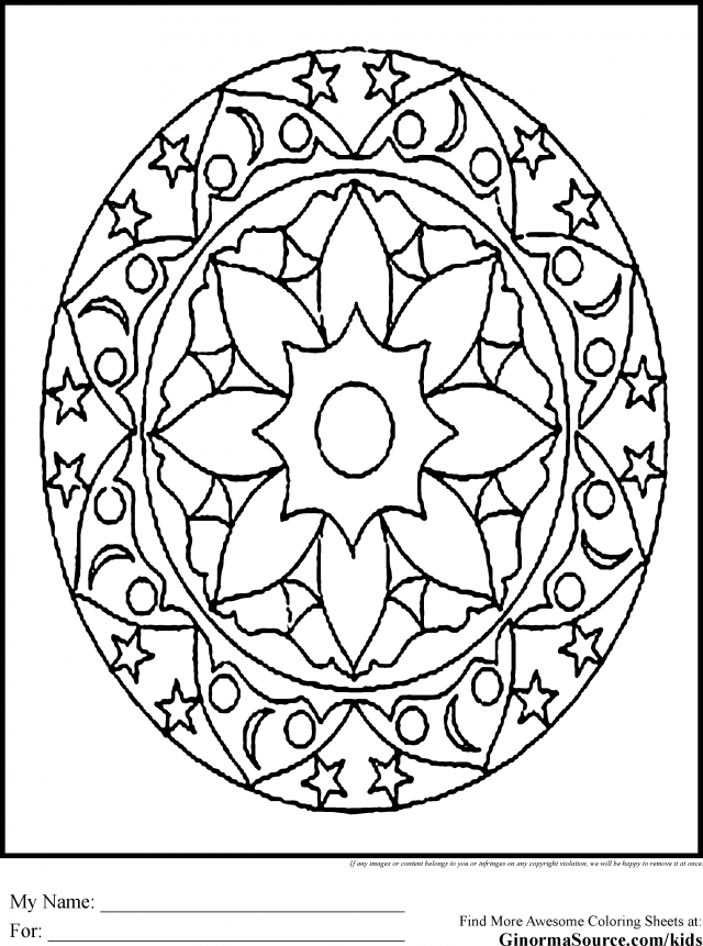 Geometric Patterns For Kids Intricate Design Coloring Pages 295016