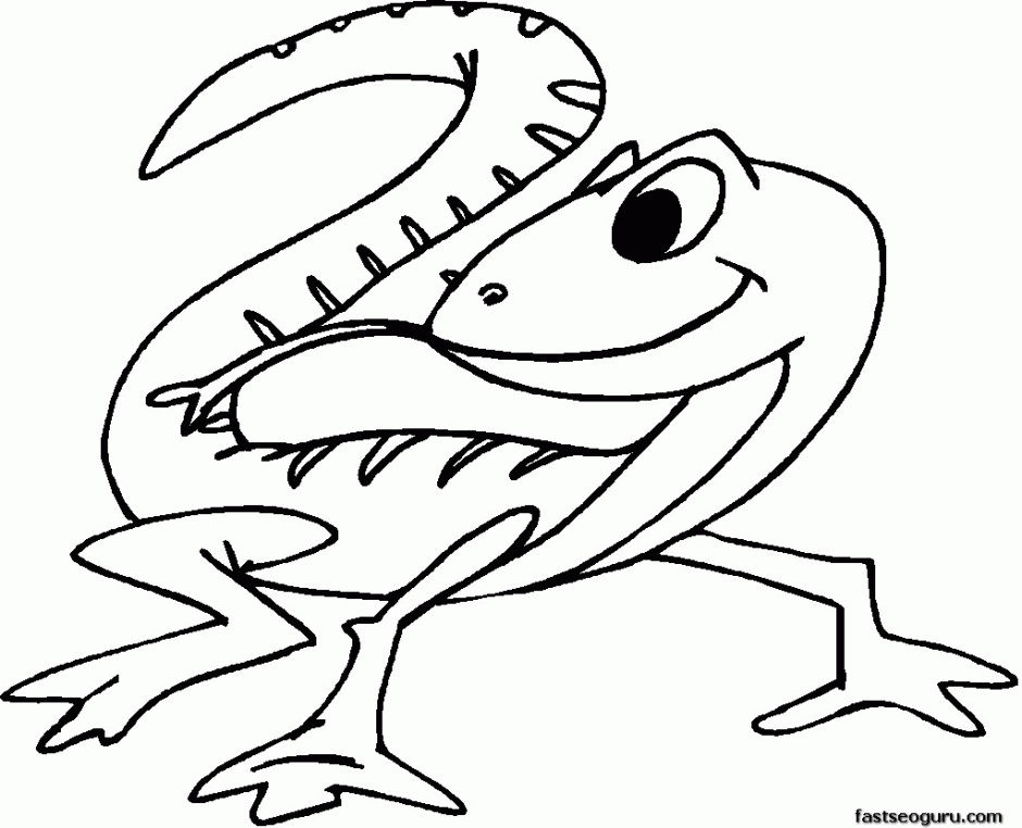 Printable Lizard Coloring Pages For Kids Thingkid Printable Kids