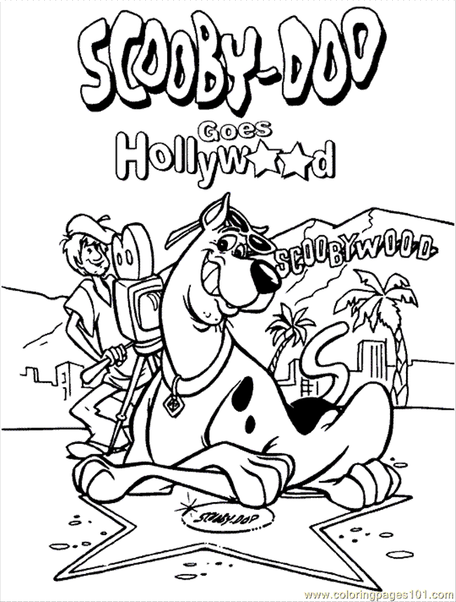 Coloring Pages Online Scooby Doo