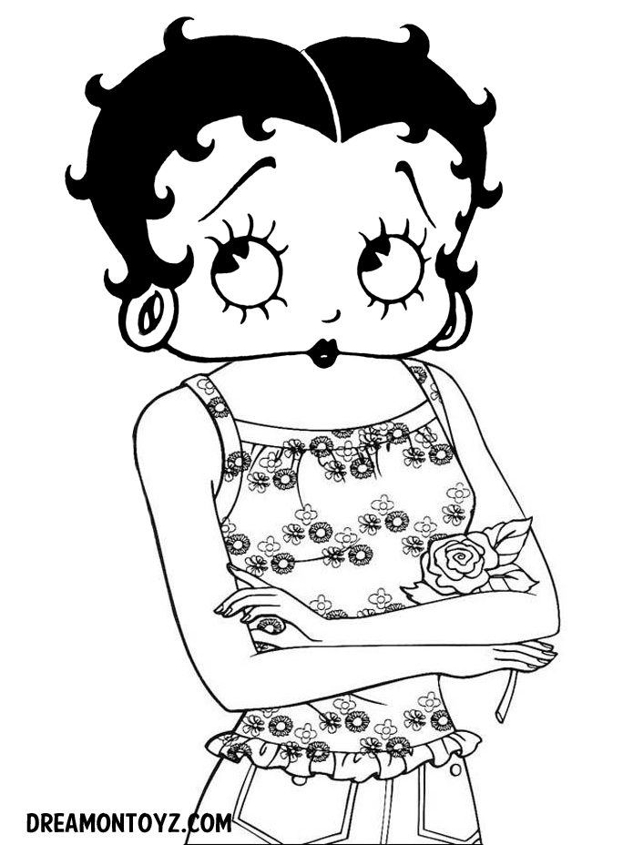 Betty Boop Pictures Archive: New Betty Boop coloring pages and