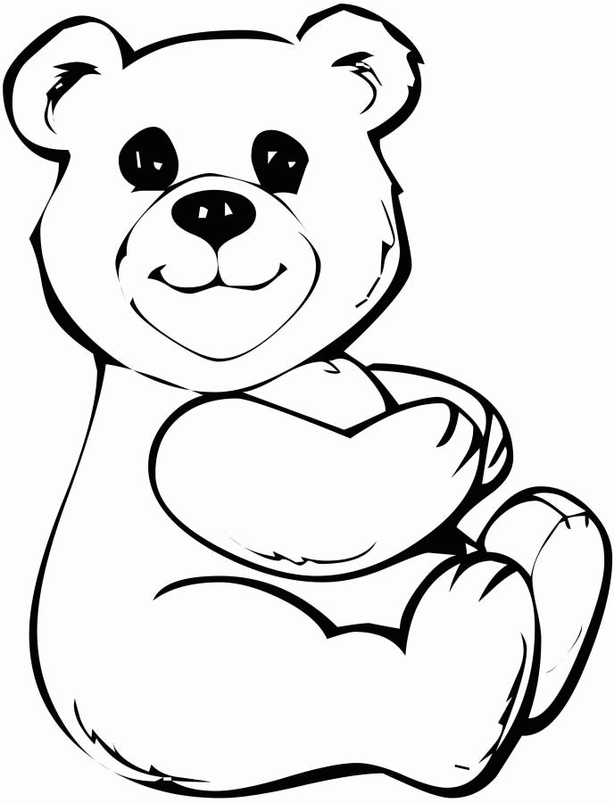 Teddy Bear Feeling Sad Printable Coloring Pages Online #