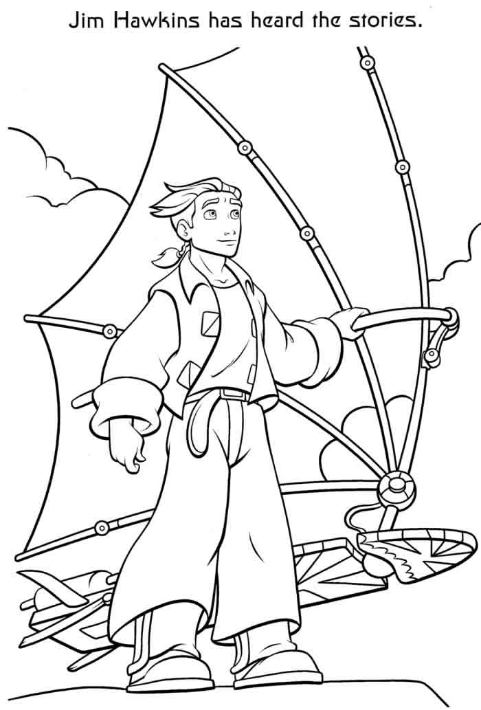 Treasure Planet Coloring pages