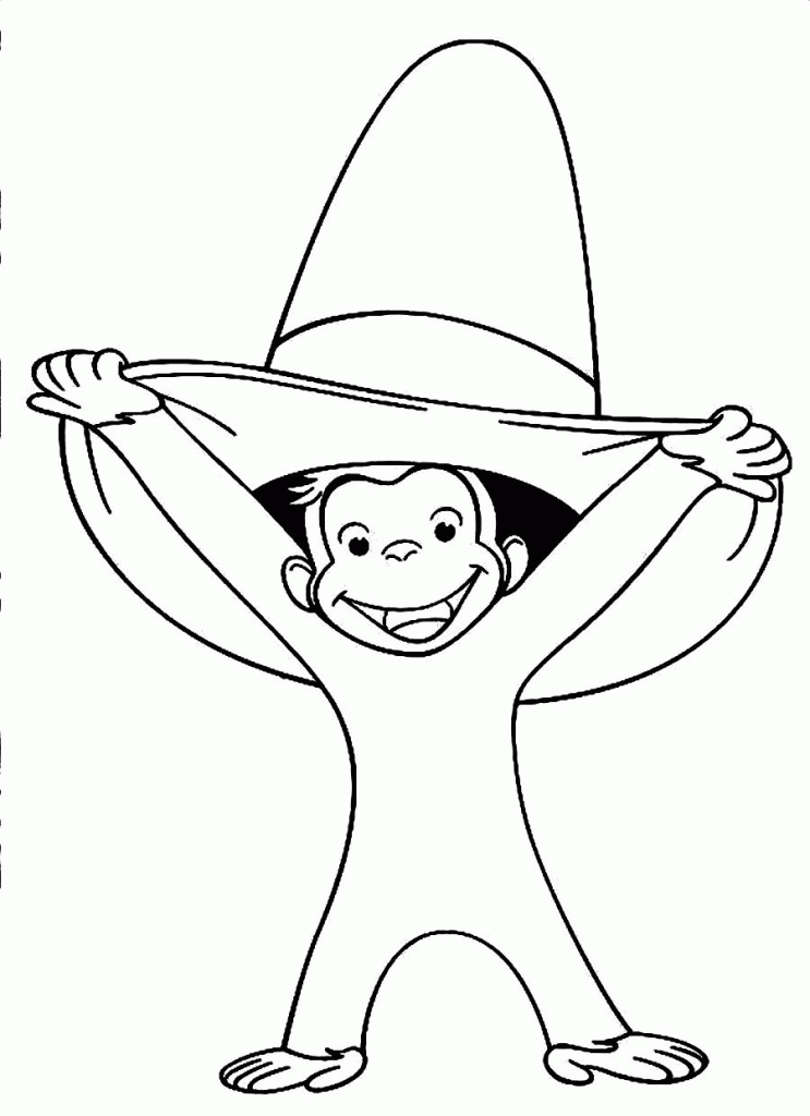 Curious George Coloring Pages for Kids- Coloring Book Pages