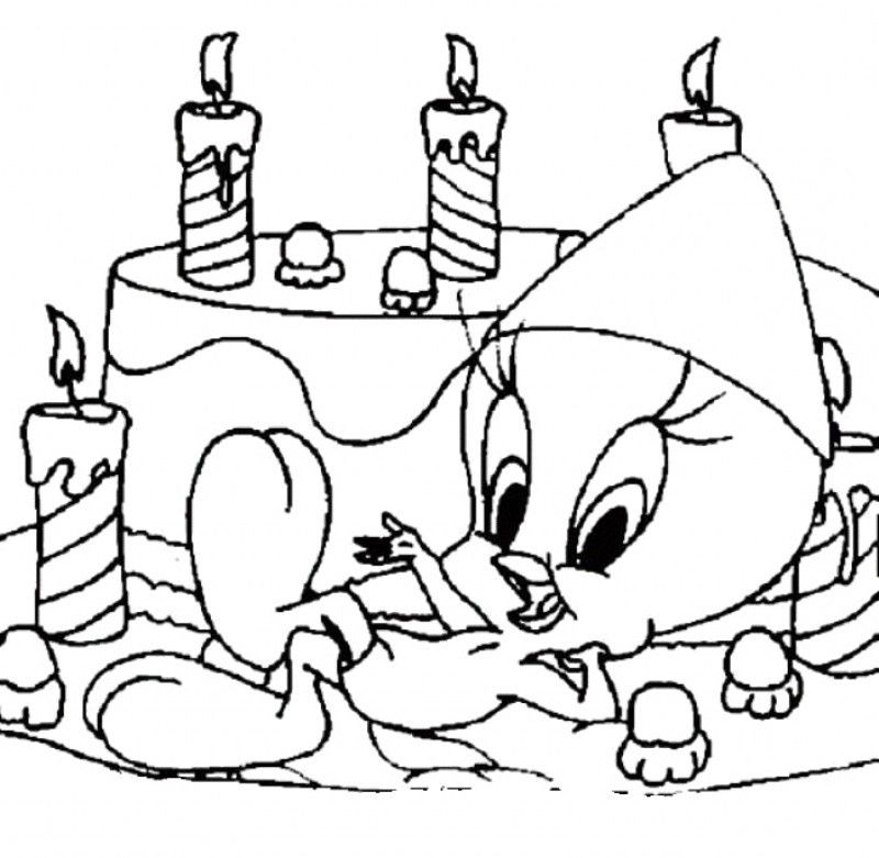 Merry Christmas With Some Nice Candles Coloring Page - Kids