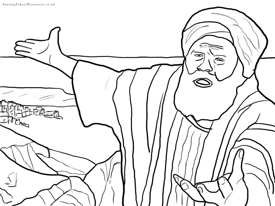 Sunday School - Abraham Bible Coloring Pages