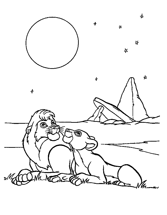 Coloring Page - The lion king coloring pages 36