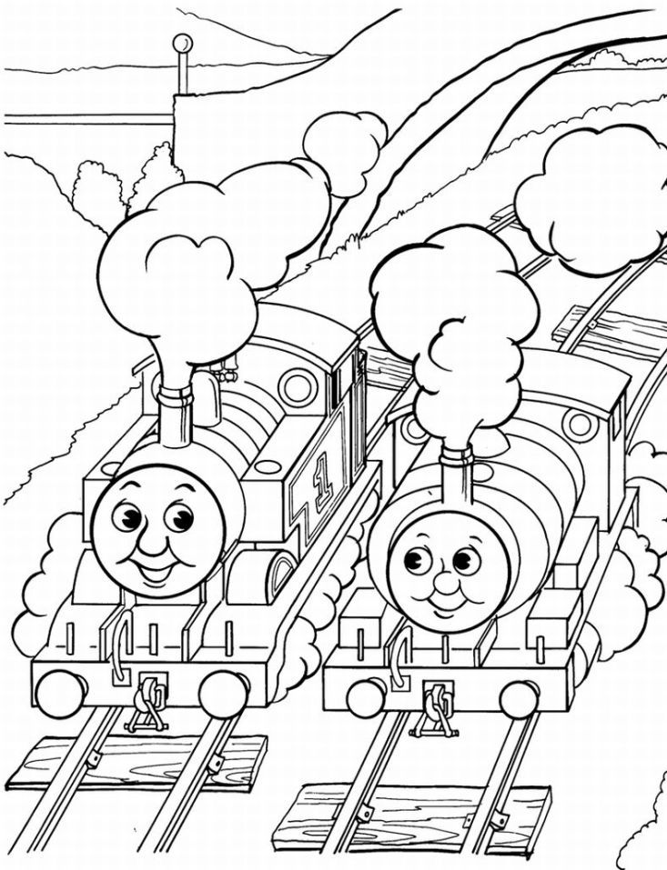 Thomas the Tank Engine Coloring Pages | Team colors