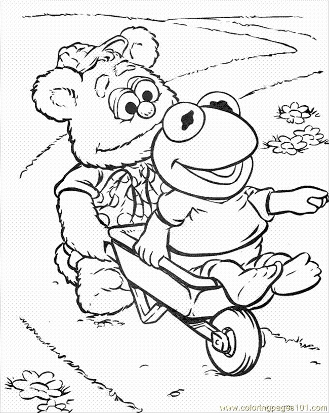 Coloring Pages Muppets2 (Cartoons > Muppet Babies) - free