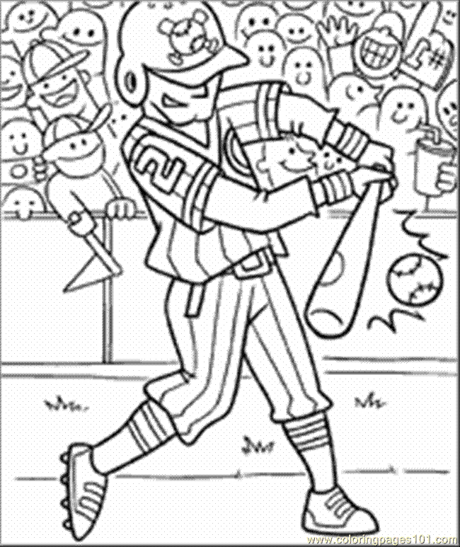 Coloring Pages Bbcpage2 (Sports > Baseball) - free printable