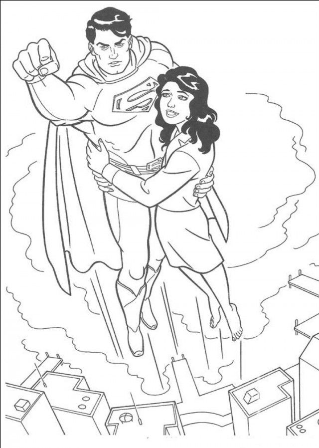Superman Coloring Page 1860 Free 49897 Superman Color Pages