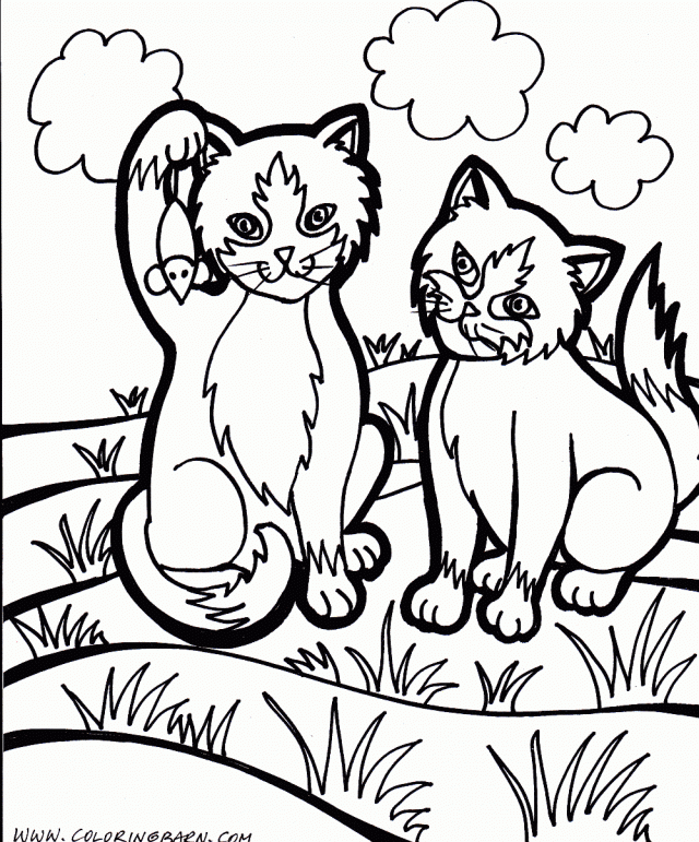 Kitty Printable Coloring Pages Free Coloring Pages For Kids Cute
