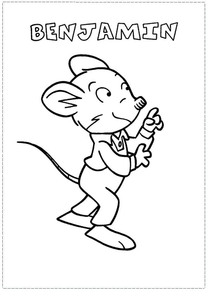 Geronimo Stilton Coloring Pages for Kids- Printable Coloring Sheets
