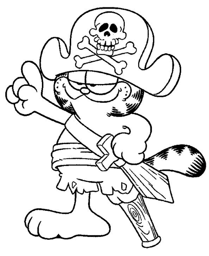 Garfield Coloring Pages - Coloringpages1001.