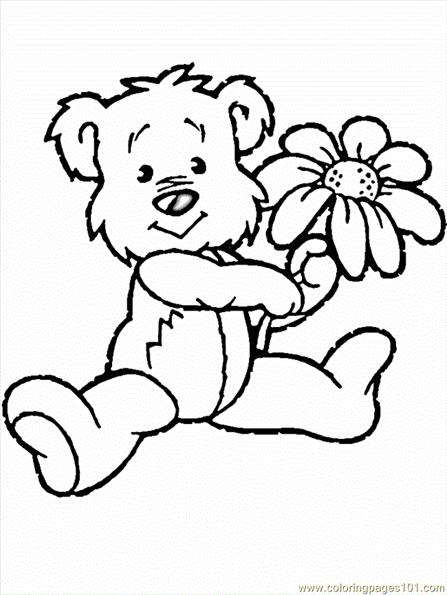 Coloring Pages Flower Coloring 4 (Natural World > Flowers) - free