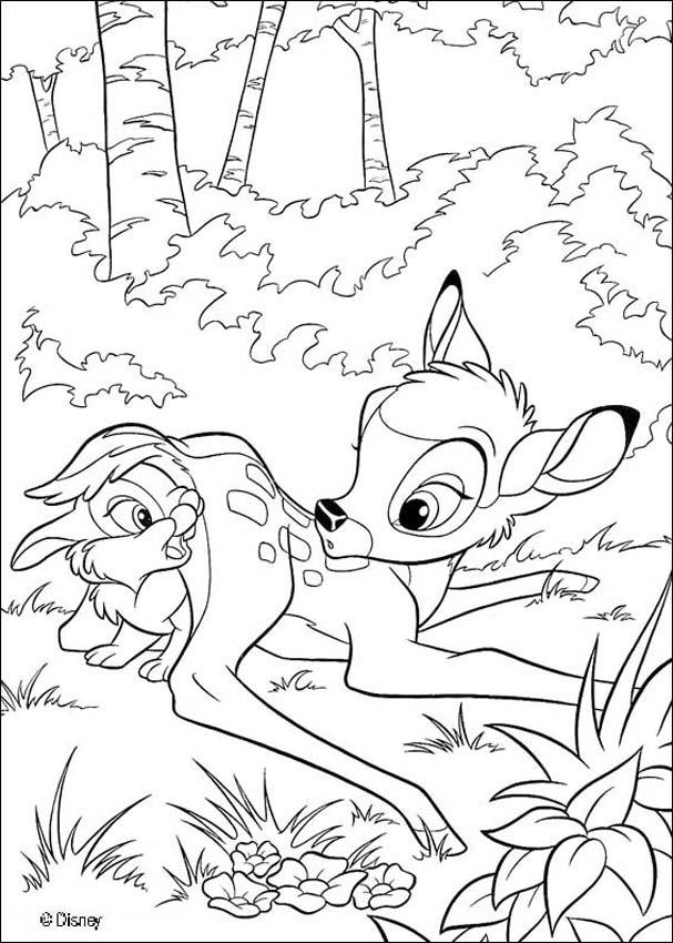 BAMBI coloring pages - Bambi 45