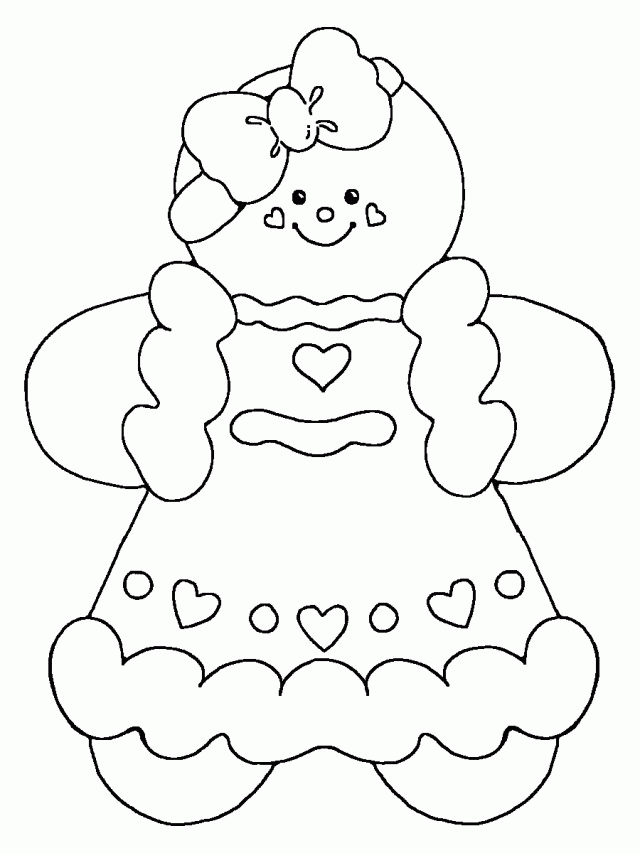 Gingerbread Girl Coloring Pages Www Sihaty ComFree Coloring 289407