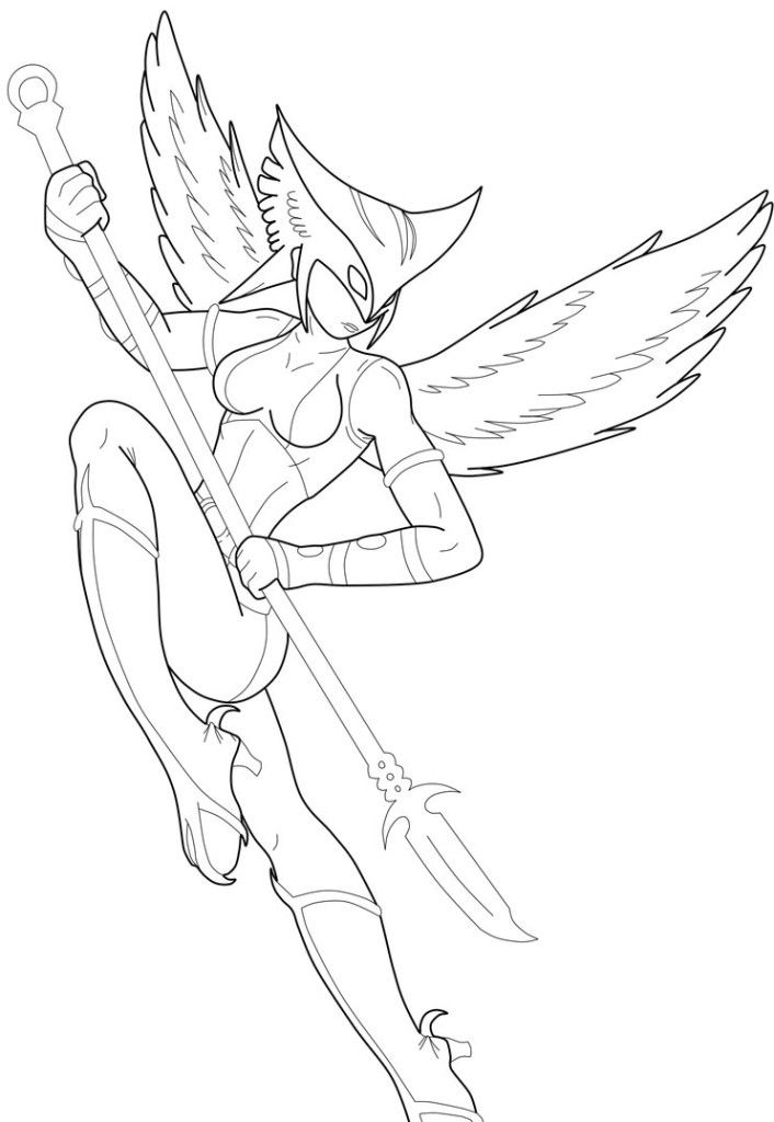 hawkgirl coloring pages | Coloring Pages For Kids