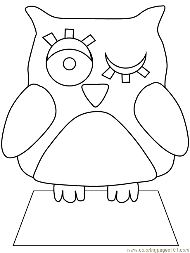 e owl Colouring Pages (page 2)