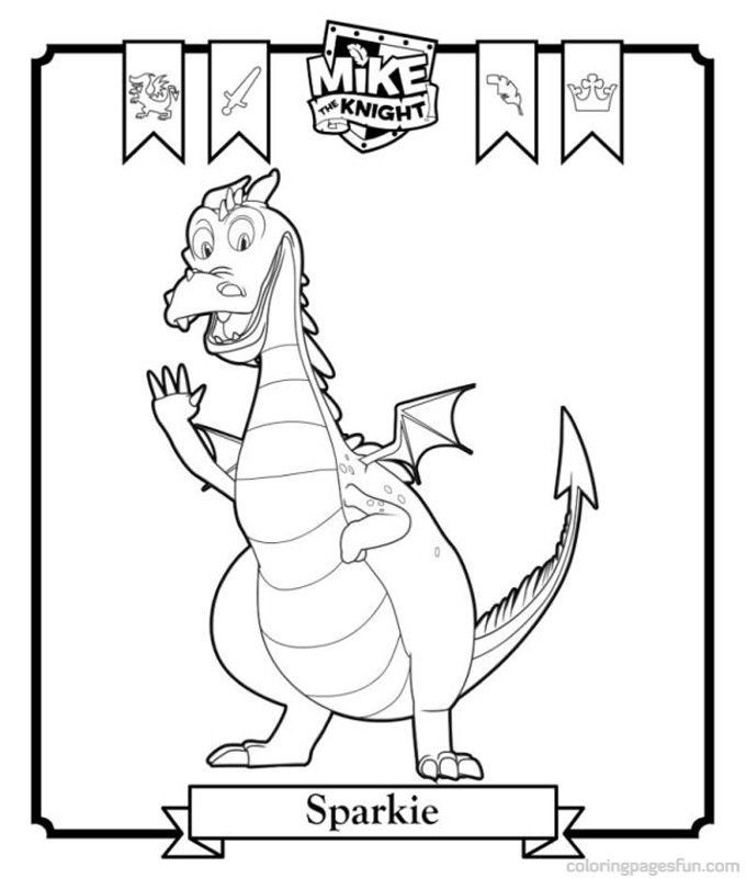Mike the Knight Coloring Pages 4 | Mike The Knight Party.