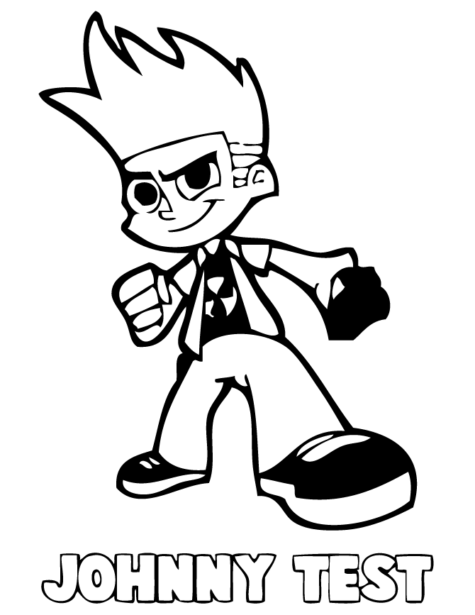 Johnny Test Coloring Pages Printable